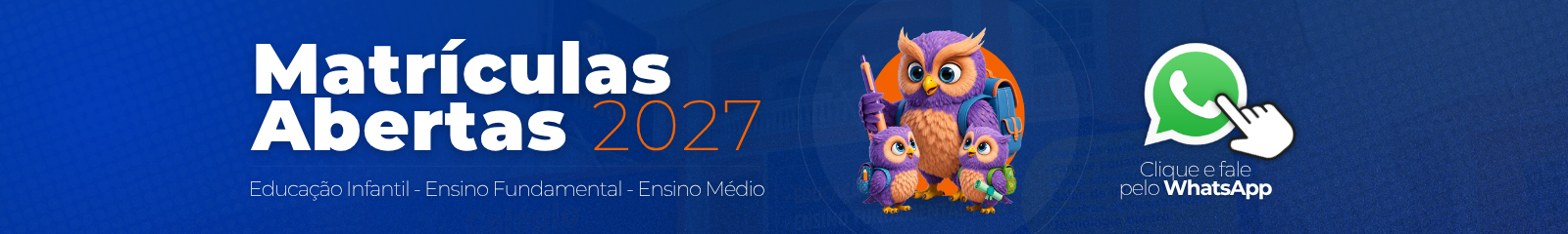 Banner Matrículas Abertas 2027