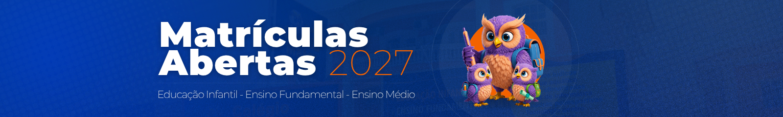 Banner Matrículas Abertas 2027